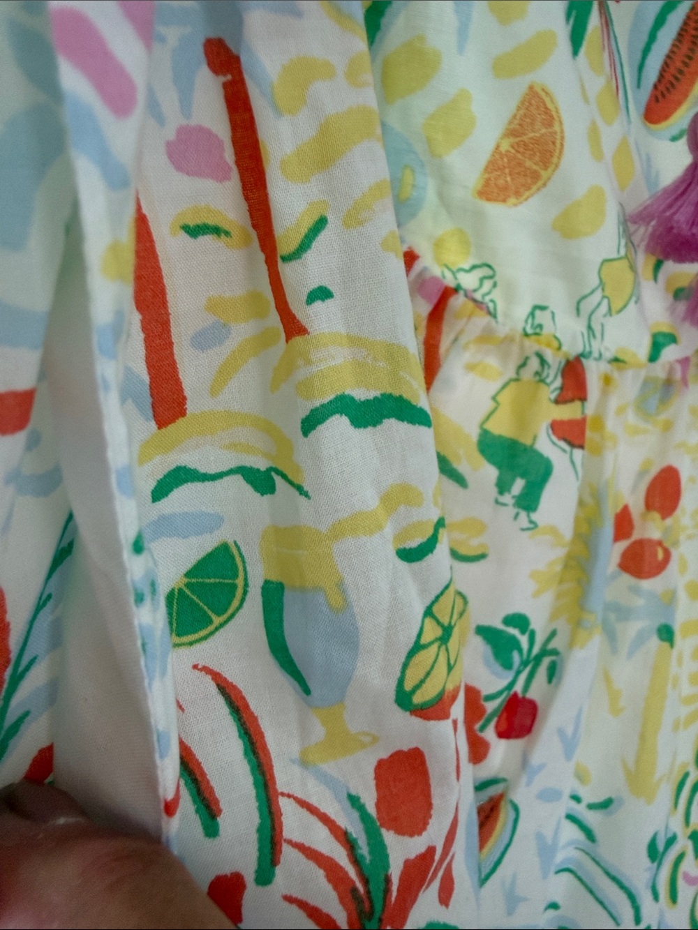 Roller Rabbit Target. Multicolor Tropical Print Sundress - Picture 4 of 6